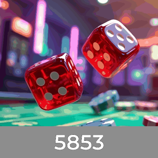 5853