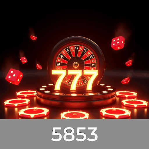 5853