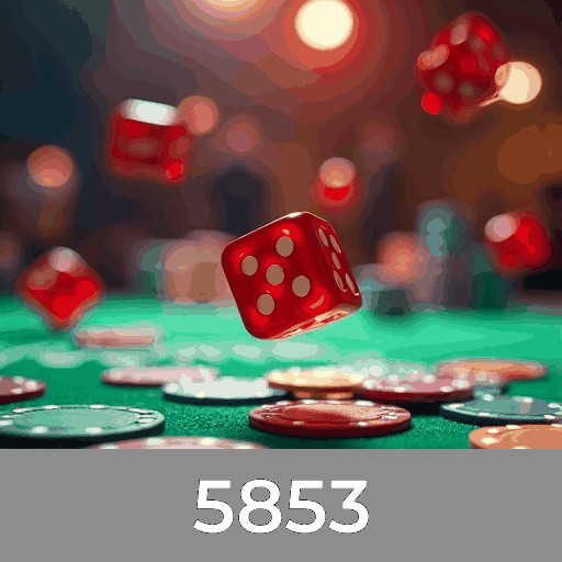 5853