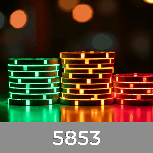 5853